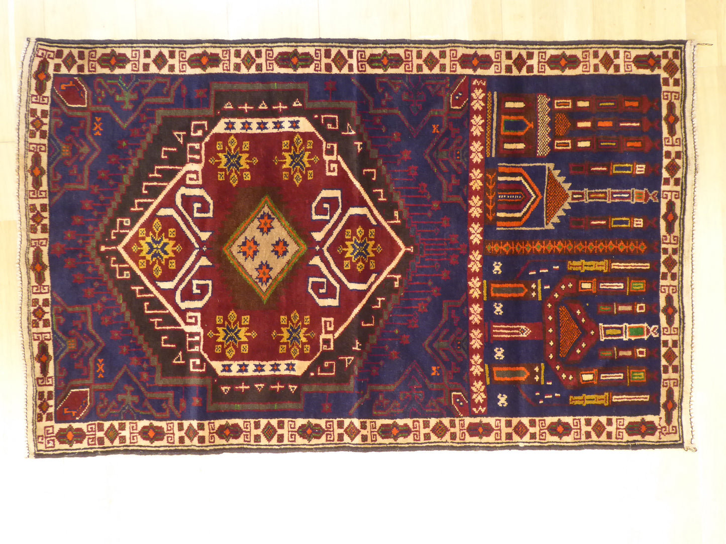 Bedetæppe Afghan 140x80 cm
