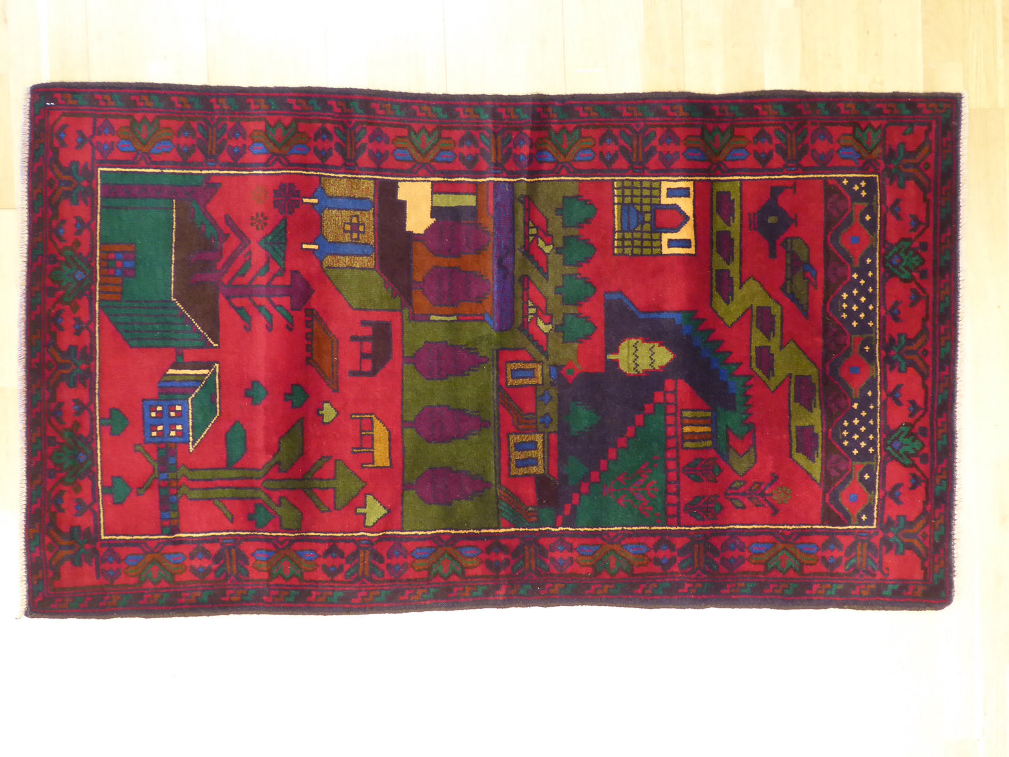 Landsby Belutch Afghan 146x84 cm