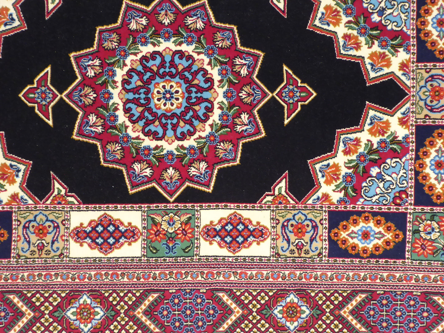 Persisk Ghom tæppe 154x106 cm